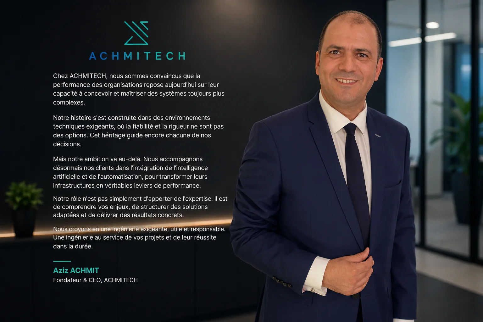 Mot du CEO